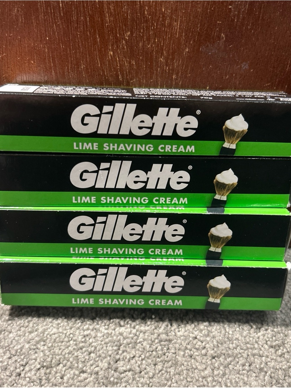 X4 Gillette Lime Shave Foam Shaving Cream 2.47oz (70g) USA SELLER